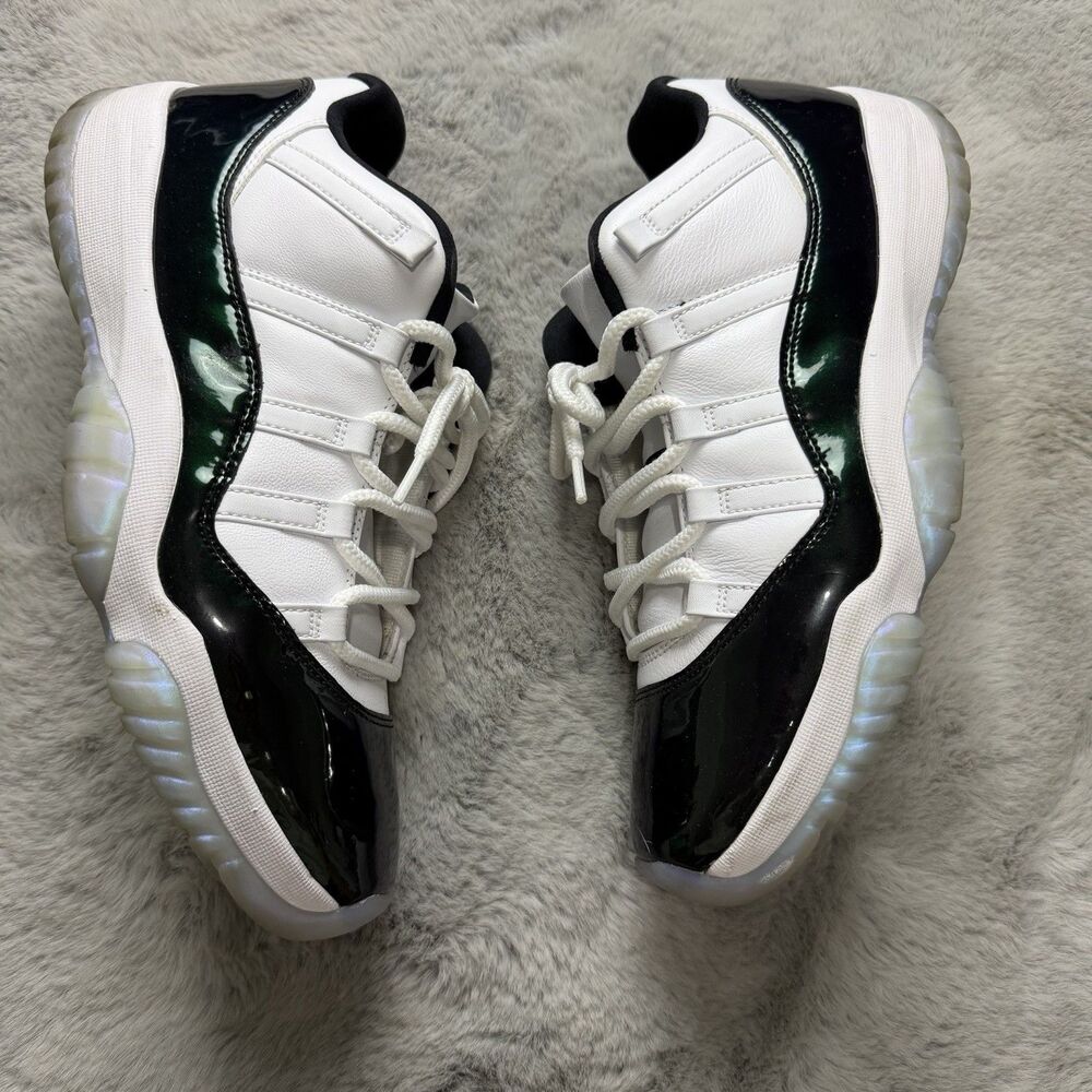 Air Jordan 11 Retro Low Emerald Jubilee Iridescent 528895-145 Men’s Size 12